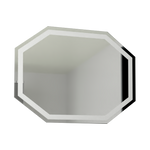 Espejo Mizu Hexagonal 80 cm Led