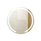 Espejo de Baño Ovalle Plateado 45x45cm Redondo y con Iluminiación Led - Espejos Decorativos | Bylmo