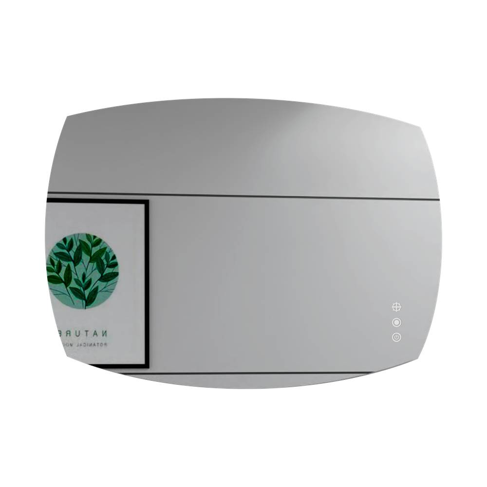 Espejo de Baño Led Touch Retro Plateado 70x50cm Rectangular - Espejos Decorativos | Bylmo