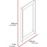 Espejo Scala Rectangular 60 cm x 100 cm Plateado - Espejos Decorativos | Bylmo