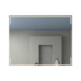 Espejo de Baño Terranova Plateado 80x100cm Rectangular y con Iluminiación Led - Espejos Decorativos | Bylmo