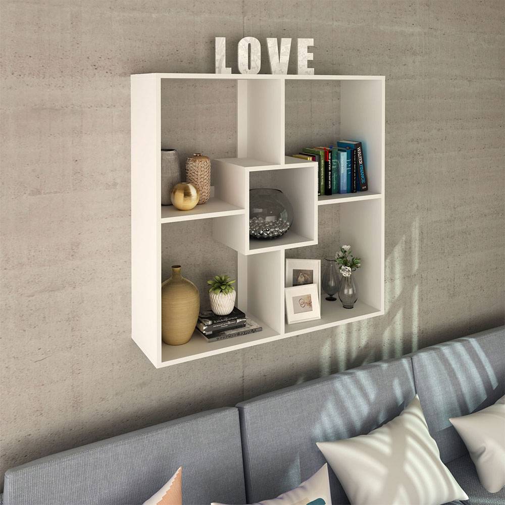 Biblioteca Gracia Blanco 90 cm - Bibliotecas | Bylmo