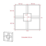 Biblioteca Gracia Blanco 90 cm - Bibliotecas | Bylmo