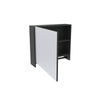 Gabinete Wengue 59 cm con Espejo