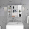 Gabinete de Baño Naviera Blanco 60 cm con Espejo