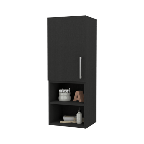 Gabinete de Baño Madrid Wengue 30x80cm Rectangular sin Espejo y con Dos Entrepaños - Gabinetes | Bylmo