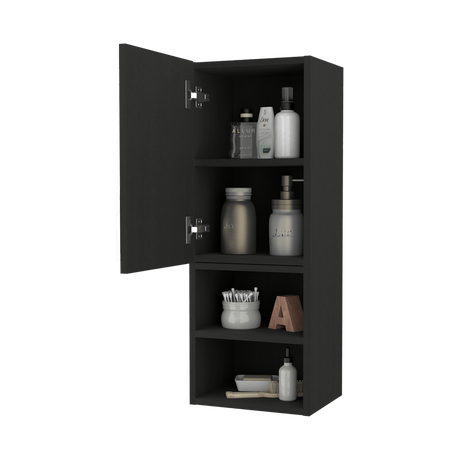 Gabinete de Baño Madrid Wengue 30x80cm Rectangular sin Espejo y con Dos Entrepaños - Gabinetes | Bylmo