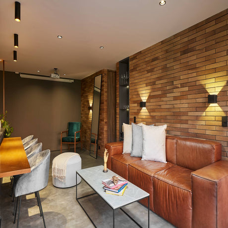 Lámpara de Pared LED Kengo Negro 10x10cm de Una Luz con Bombilla - Iluminacion | Bylmo