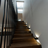 Lámpara de Pared LED Kengo Negro 20x10cm de Dos Luces con Bombilla - Iluminacion | Bylmo