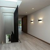 Lámpara de Pared LED Kengo Negro 20x10cm de Dos Luces con Bombilla - Iluminacion | Bylmo