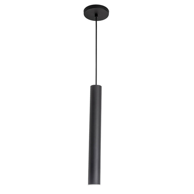 Lámpara Colgante Luz Calida Milano Negra 5 x 40 cm