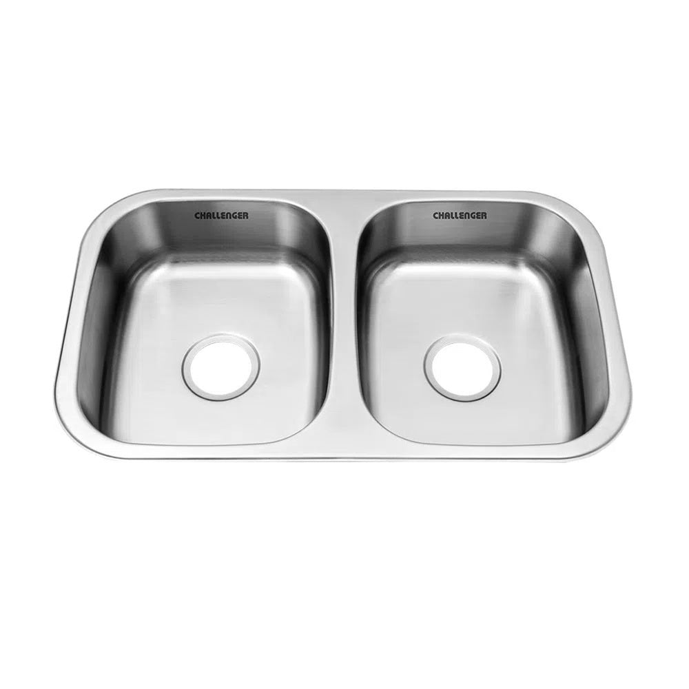 Poceta Doble de Submontar Acero 76x44cm Rectangular Satinado - Muebles Inferiores | Bylmo