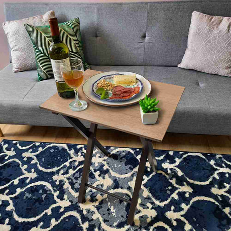 Mesa Auxiliar Inés Duna 50 cm Plegable - Mesas Auxiliares | Bylmo