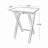 Mesa Auxiliar Inés Duna 50 cm Plegable - Mesas Auxiliares | Bylmo