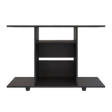 Mesa para TV Wengue 100x67cm Para TV Hasta 40 Pulgadas sin Cajones y con Patas - Muebles para TV | Bylmo