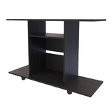Mesa para TV Wengue 100x67cm Para TV Hasta 40 Pulgadas sin Cajones y con Patas - Muebles para TV | Bylmo