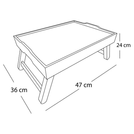 Mesa Desayuno Palo de Rosa 47 cm - Mesas | Bylmo