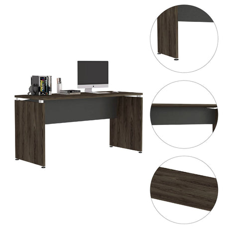 Escritorio Home Office Coñac 150x60cm sin Cajones - Escritorios | Bylmo