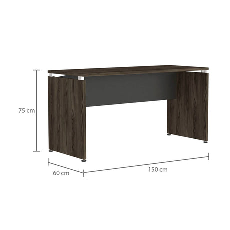 Escritorio Home Office Coñac 150x60cm sin Cajones - Escritorios | Bylmo