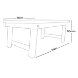 Mesa Porta Laptop Chocolate 55 cm - Mesas | Bylmo