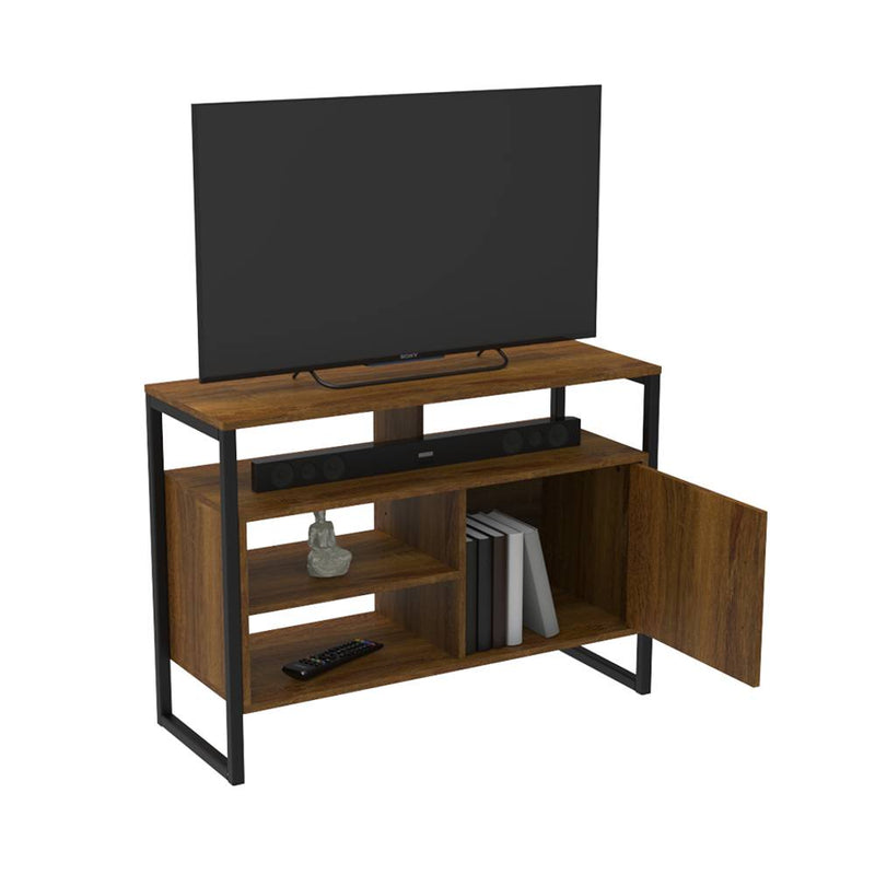 Mueble para TV Caramelo 95 cm con Entrepaños Una Puerta