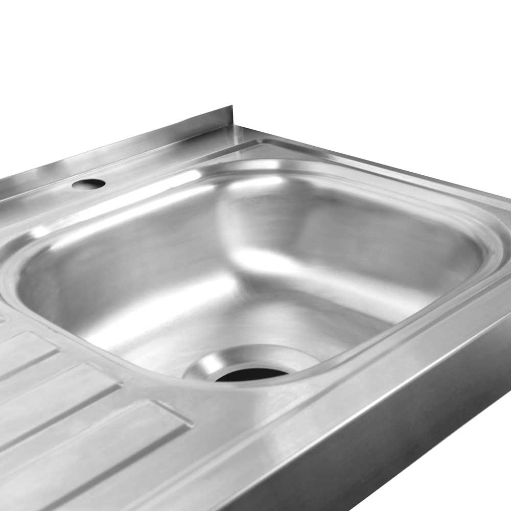 Mesón Derecha Noris Acero 150 cm - Muebles Inferiores | Bylmo