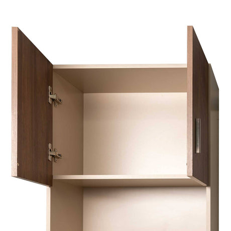 Mueble Microondas Pelica Dark 60 cm con Cuatro Puertas - Cocinas | Bylmo