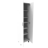 Mueble Alicante Blanco Poro 60x169cm con Dos Puertas - Muebles Organizadores | Bylmo