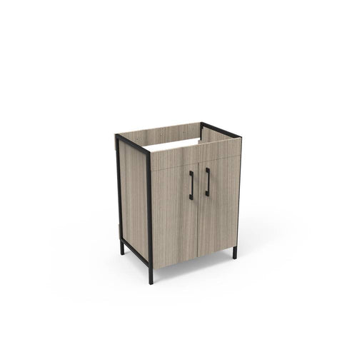 Mueble para Baño Mustang Cafe Claro 60 cm con Dos Puertas