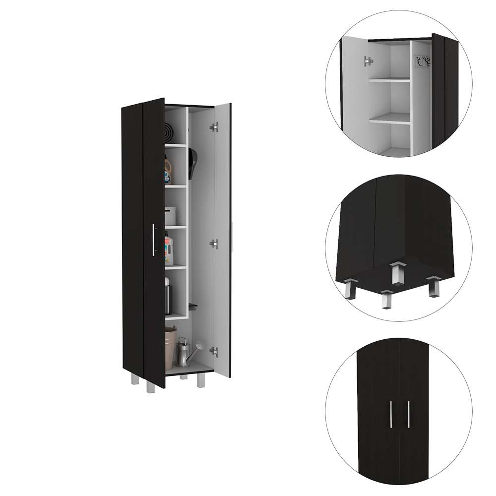 Mueble de Aseo Nala Wengue 50x50cm con Dos Puertas - Muebles de Aseo y Ropas | Bylmo