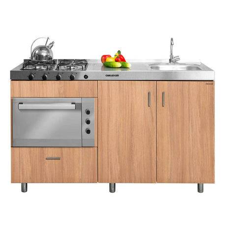 Mueble Inferior con Dos Puertas y Un Cajón Peters Amber 150 cm sin Mesón - Cocinas | Bylmo