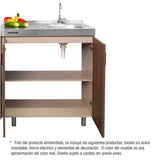 Mueble Inferior con Tres Puertas y Un Cajón Sansa Dark 180 cm - Muebles Inferiores | Bylmo