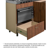 Mueble Inferior con Tres Puertas y Un Cajón Sansa Dark 180 cm - Muebles Inferiores | Bylmo