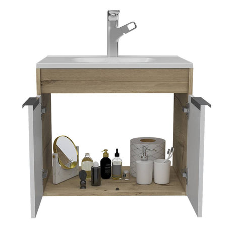 Mueble para Lavamanos Carter Duna 60x53.5cm Individual con Lavamanos con Dos Puertas - Gabinetes | Bylmo