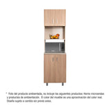 Mueble Microondas Oven Amber 60 cm con Puertas - Alacenas y Muebles Microondas | Bylmo
