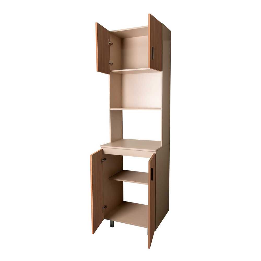 Mueble Microondas Oven Amber 60 cm con Puertas - Alacenas y Muebles Microondas | Bylmo