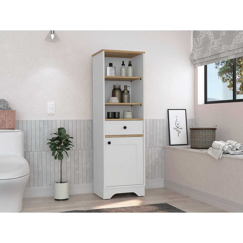 Mueble para Baño Bath Blanco 45 cm con Un Cajón y Una Puerta