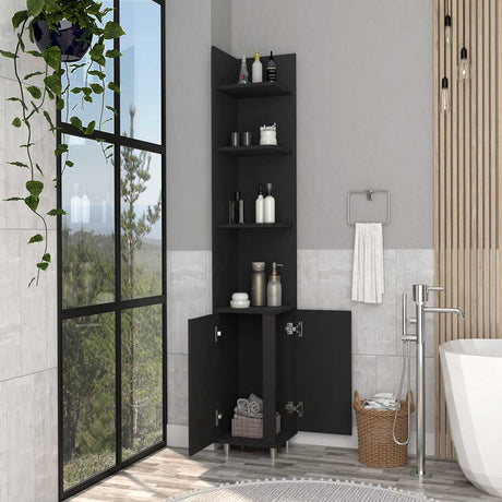 Mueble para Baño HD Wengue 35 cm Esquinero - Muebles para Baño | Bylmo