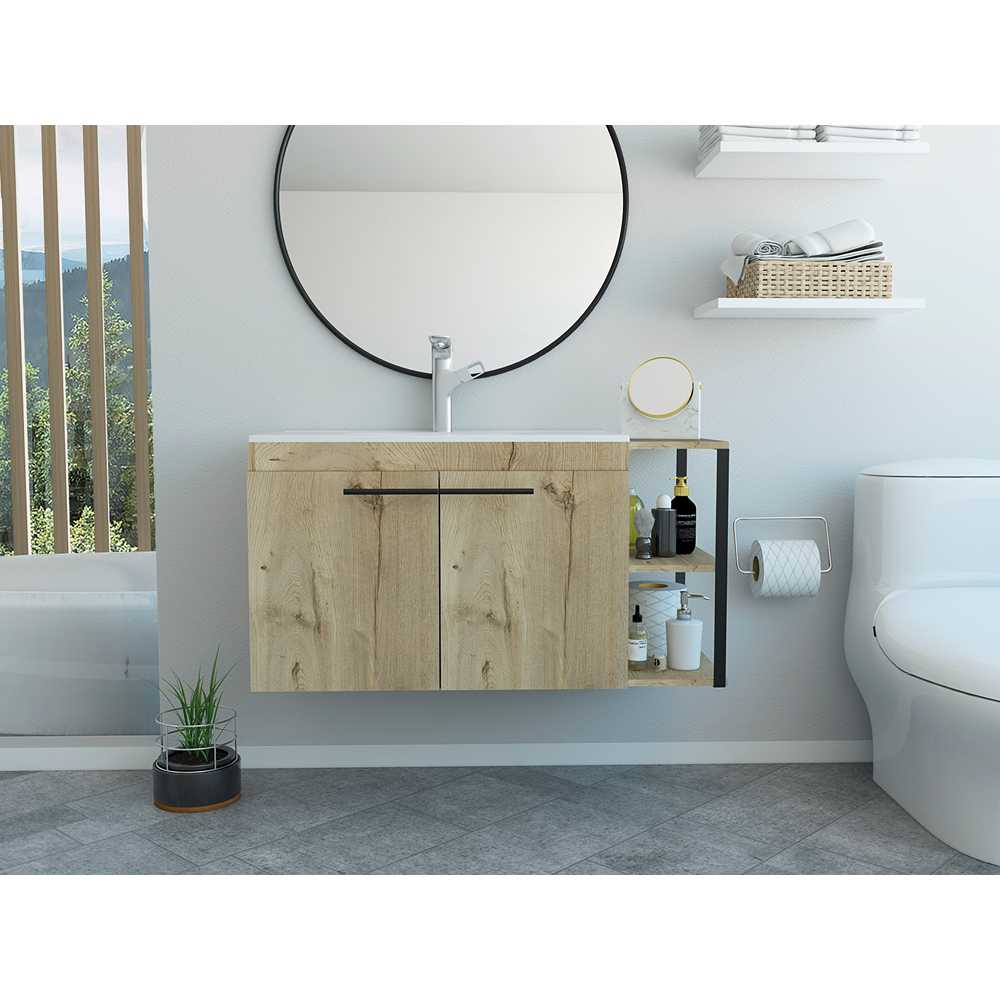 Mueble para Baño Khari Duna 100 cm Incluye Lavamanos - Muebles para Baño | Bylmo