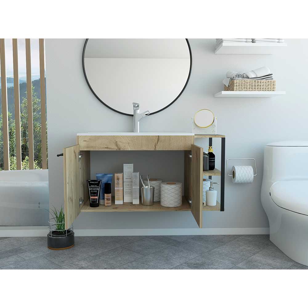 Mueble para Baño Khari Duna 100 cm Incluye Lavamanos - Muebles para Baño | Bylmo