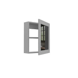 Gabinete de Baño Cuadrado Labelle Blanco 50x50cm con Espejo y con Una Puerta - Muebles para Baño | Bylmo