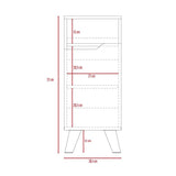 Mueble para Baño Laurent Plomo 30 cm con Entrepaños - Muebles para Baño | Bylmo