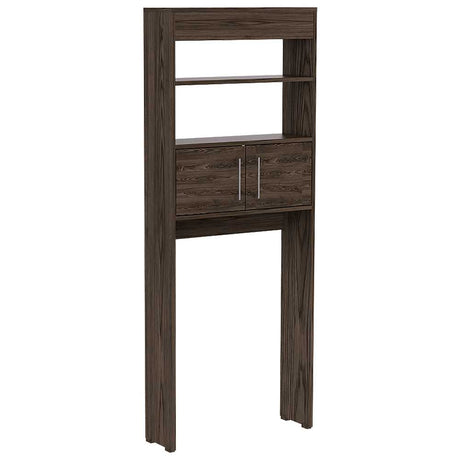 Ahorrador de Espacio para Baño Madrid Coñac 62.4x160cm sin Cajones y con Un Entrepaño - Muebles para Baño | Bylmo