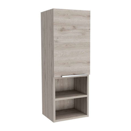 Gabinete de Baño Rectangular Mila Ceniza 30x30cm sin Espejo y con Una Puerta - Muebles para Baño | Bylmo