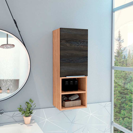 Mueble para Baño Mila Miel 30 cm con Entrepaños - Muebles para Baño | Bylmo