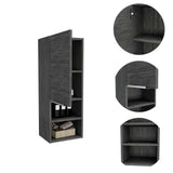 Gabinete de Baño Rectangular Mila Roble Gris 30x30cm sin Espejo y con Una Puerta - Muebles para Baño | Bylmo