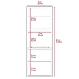 Gabinete de Baño Rectangular Mila Roble Gris 30x30cm sin Espejo y con Una Puerta - Muebles para Baño | Bylmo