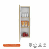 Gabinete de Baño Rectangular Nova Blanco 32x98cm sin Espejo y con Una Puerta - Muebles para Baño | Bylmo