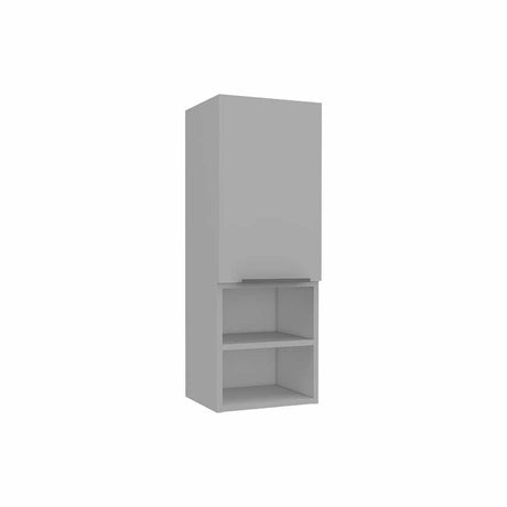 Gabinete de Baño Rectangular Operative Blanco 30x82cm sin Espejo y con Una Puerta - Muebles para Baño | Bylmo