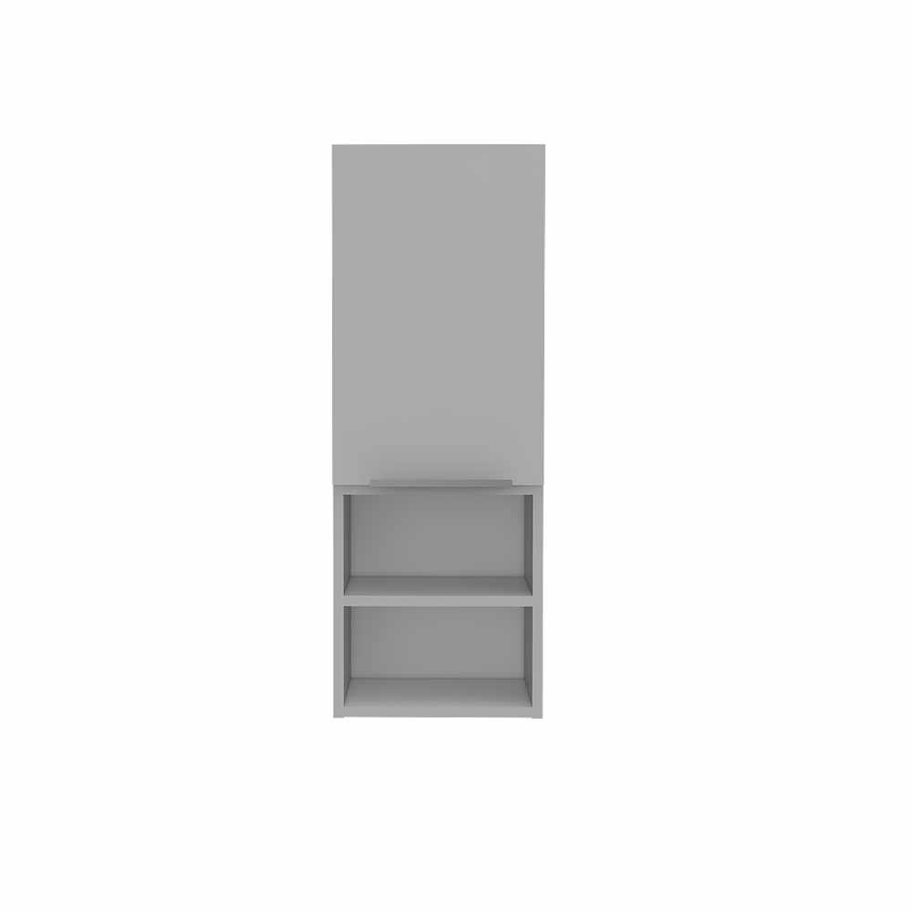 Gabinete de Baño Rectangular Operative Blanco 30x82cm sin Espejo y con Una Puerta - Muebles para Baño | Bylmo